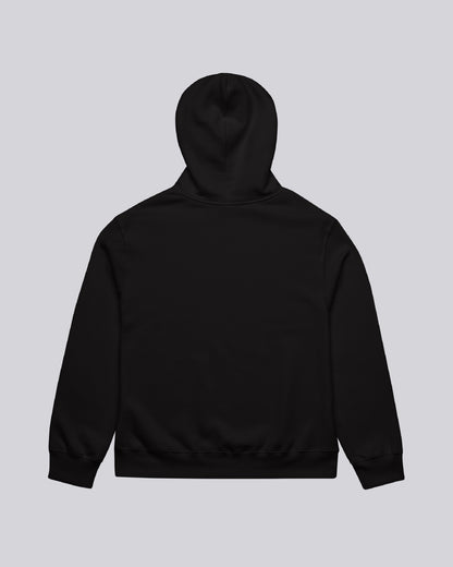 No Matter The Obstacle | Embroidered Oversized Hoodie | Black