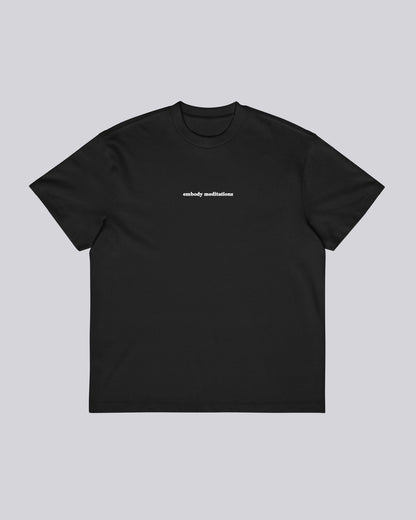 Breathe Deeply | Tee | Black